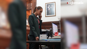 Este lunes, a las 11 de la mañana, la jefa del Ejecutivo dirigirá un mensaje con motivo de su primer informe desde Palacio Nacional. Foto: @Claudiashein