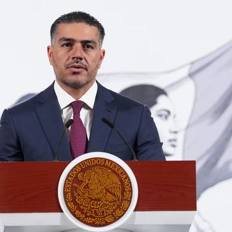 El secretario GarcÃa Harfuch explicó que está nueva Estrategia Nacional contra la Extorsión contará con el apoyo del Gabinete de Seguridad. FGR y fuerzas federales | Presidencia de la República