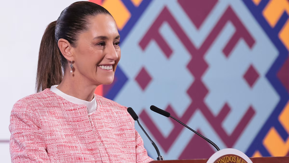 Sheinbaum reiteró el 4 de febrero que su gobierno defenderá la soberanía de México. | Presidencia