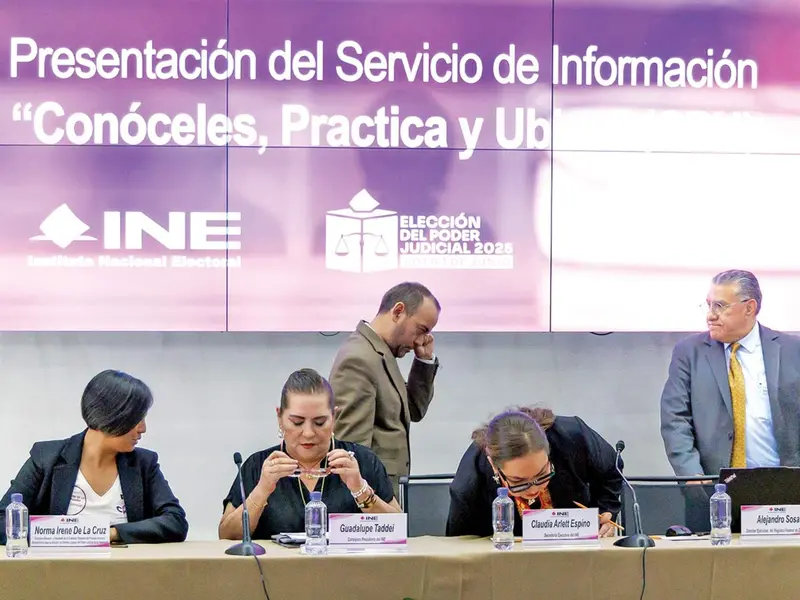 Mañana, el Consejo General del INE discutirá un acuerdo para determinar la pertinencia de hacer una revisión de los perfiles de la elección. Ayer presentaron la plataforma Conóceles. Foto: Especial