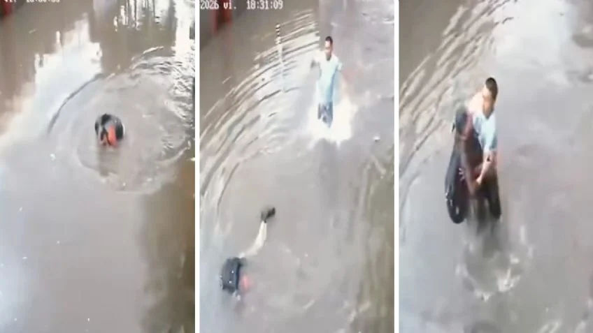 Así se dio a conocer el video en redes Foto: X