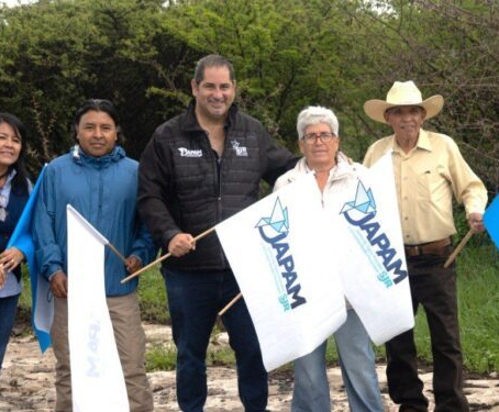 Arranca JAPAM rehabilitación de bordo en Banthí para fortalecer la recarga del acuífero