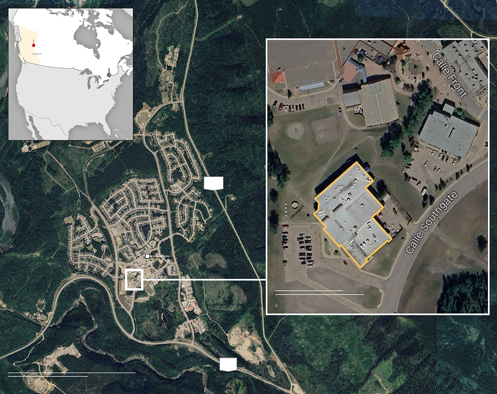 Fuentes: Policía Real Montada de Canadá, Gobierno de Columbia Británica, Google Maps (Imagen) Gráfico: Lou Robinson, CNN