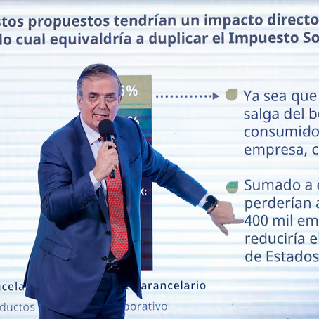 Ebrard, sobre los aranceles a las importaciones mexicanas de Trump: “Es un tiro en el pie”