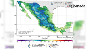 El SMN indicó que vigila el ingreso del nuevo frente frío 25, el cual recorrerá el litoral del golfo de México durante el lunes próximo. Foto: @conagua_clima