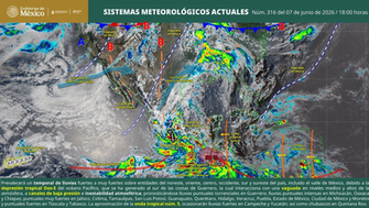“La prevención y la información oportuna son fundamentales para proteger la vida y el patrimonio de las familias”, aseguró la Presidenta. Foto Servicio Meteorológico Nacional
