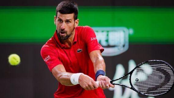 El serbio venció a Bergs para meterse en su semifinal de Masters 1000 N°80. EFE/EPA