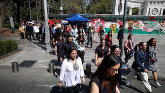 El Simulacro Nacional se realizará este 6 de mayo a las 11:00 horas. Foto Cristina Rodríguez / Archivo