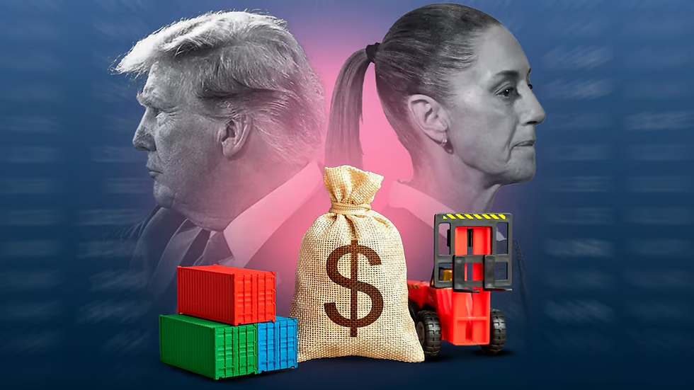 La presidenta Claudia Sheinbaum se mantuvo firme frente a las declaraciones de Donald Trump. (Infobae México | Jesús Avilés)