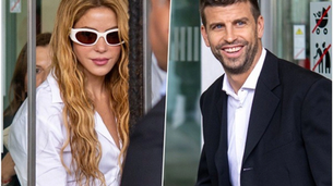 Shakira y Gerard Piqué a la salida de los juzgados de Barcelona, en imagen de archivo. Foto Europa Press