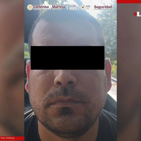 Rigoberto "N" es identificado como jefe operativo de una célula delictiva dedicada al cobro de cuotas y extorsión a limoneros en la región de Apatzingán. Foto Gabinete de Seguridad