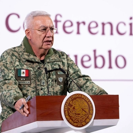 El general Ricardo Trevilla, titular de la Secretaría de Defensa Nacional en imagen de archivo. Foto Presidencia