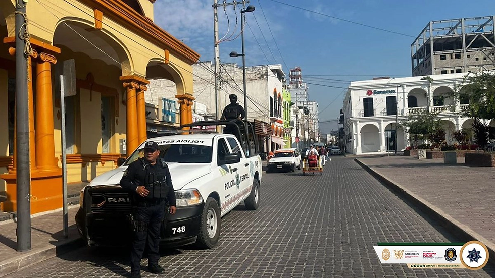 Se informó que en el lugar del crimen se aseguraron dos casquillos percutidos y otros siete sobre la calle Prolongación Abasolo, todos calibre 9 milímetros. Foto: @SSPGro