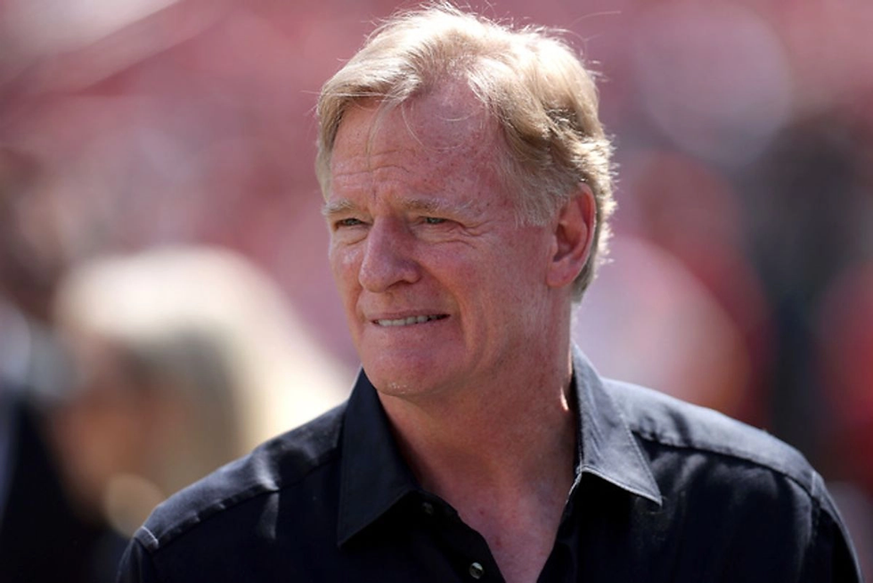 "Volveremos a Ciudad de México el próximo año, lo cual nos entusiasma mucho", señaló el comisionado Roger Goodell en el Twickenham Stadium, durante la conferencia Leaders in Sport. Imagen del 21 de septiembre de 2025. Foto Ap