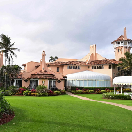 El edificio principal del Club Mar-a-Lago, en Palm Beach, Florida, de la Organización Trump. Afp