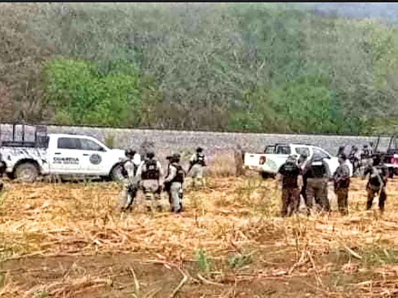 Aspecto de una de las zonas donde elementos federales fueron atacados por el crimen. Foto: Especial