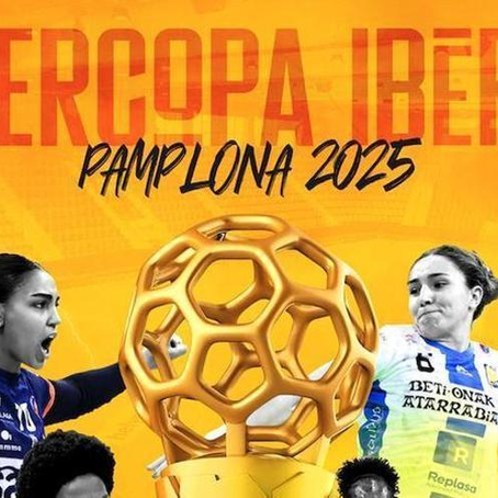 Cartel promocional de la Supercopa Ibérica de balonmano femenino 2025/2026.
