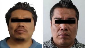Autoridades difunden foto de IA del presunto asesino; a la derecha, imagen real de Francisco Javier N. Fotos La Jornada