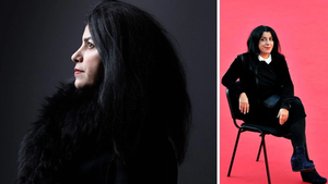 La novelista gráfica, dibujante, ilustradora y directora de cine franco-iraní Marjane Satrapi. Afp