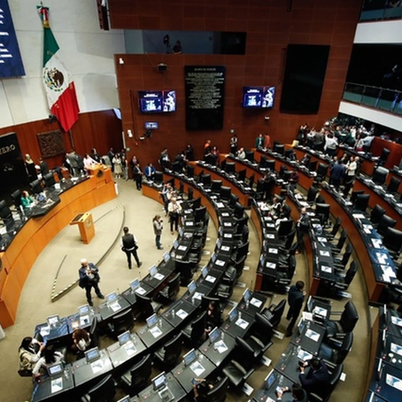 Sala de sesiones del Senado de la República en imagen de archivo. Foto Cristina Rodríguez