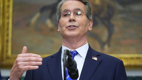 El secretario del Tesoro de EU, Scott Bessent, durante un evento en el Salón Roosevelt de la Casa Blanca. Foto AP / archivo