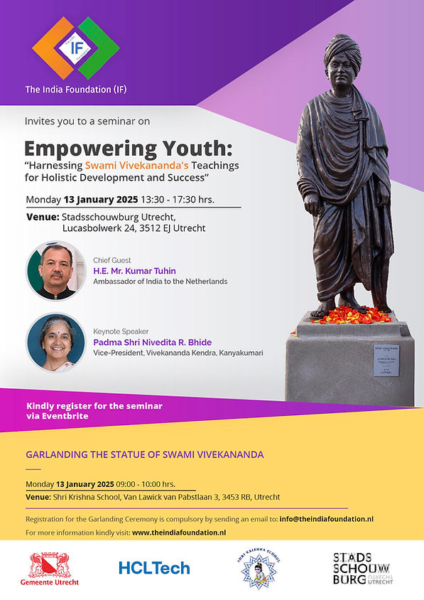 Seminar on Empowering Youth: "Harnessing Swami Vivekananda's Teachings for Holistic Development and Success"