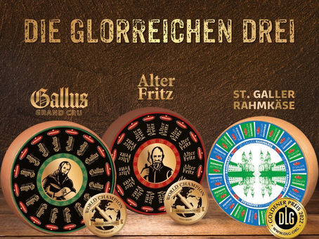 Entdecken Sie unsere speziell gereiften und veredelten Käsespezialitäten.