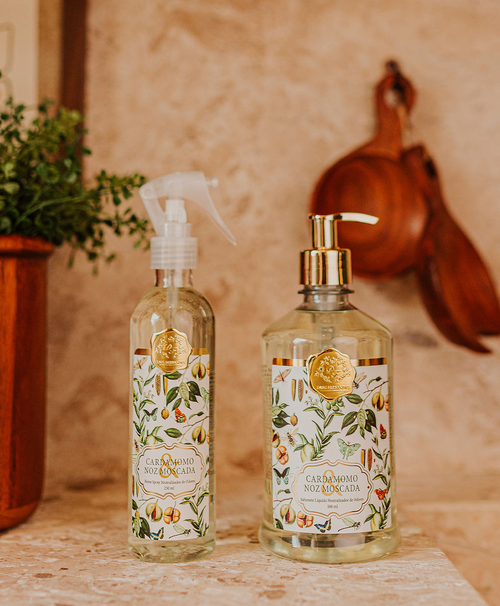 Sabonete Líquido Neutralizador de Odores Cardamomo e noz moscada