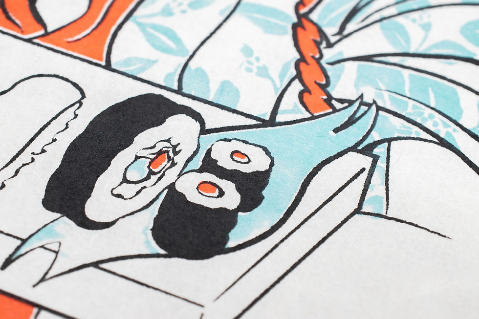 Thumbnail: Silkscreen Artwork [つまみ食い Tumamigui］ First Screen1/4