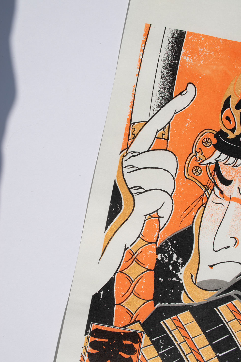 Thumbnail: Silkscreen Artwork [Tenmei Yuretsukekki 天命　勇烈血気]【First screen】3/4
