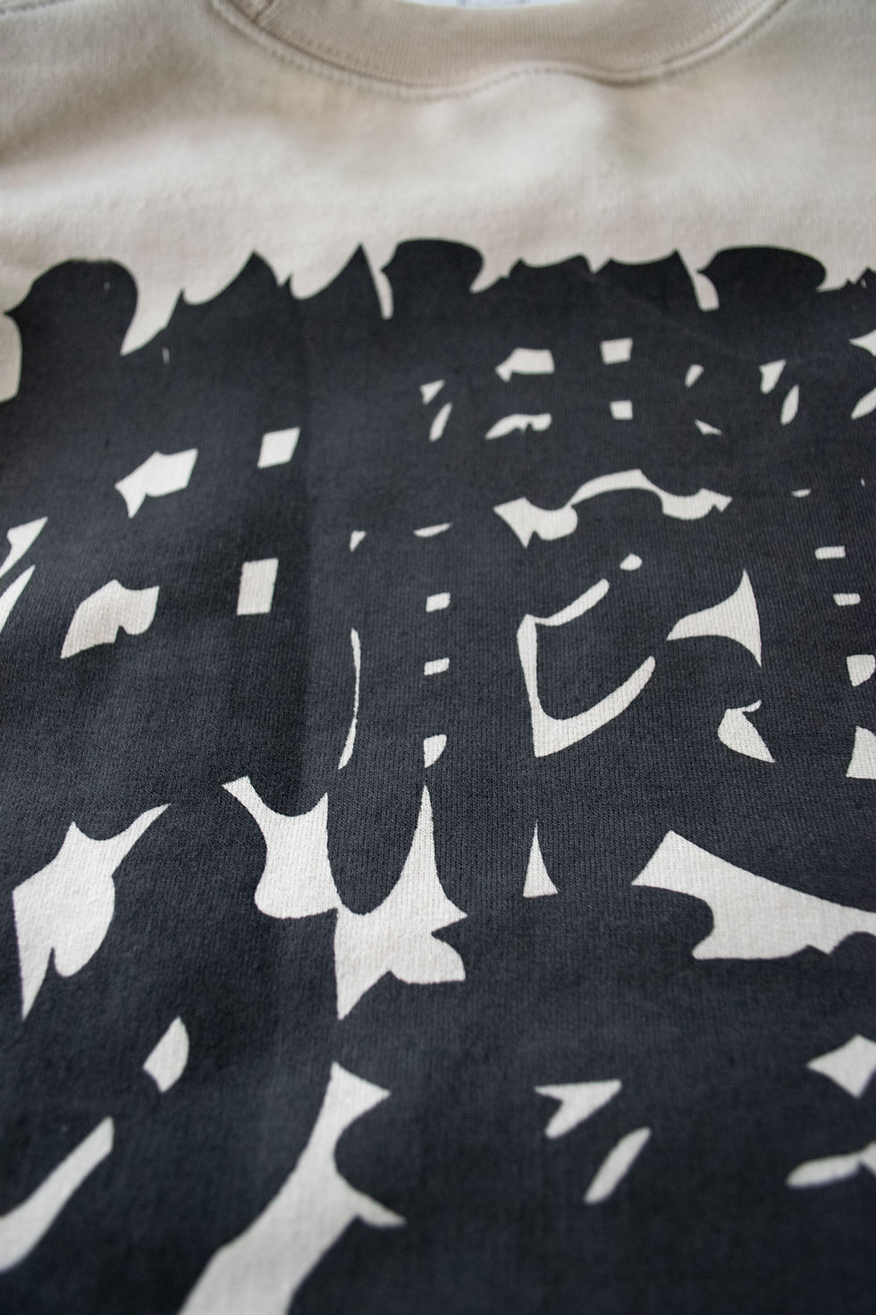 サムネイル： Handmade Backprint  sweatshirts　【無字無義 Muji-Mugi  / size M 】(M3)
