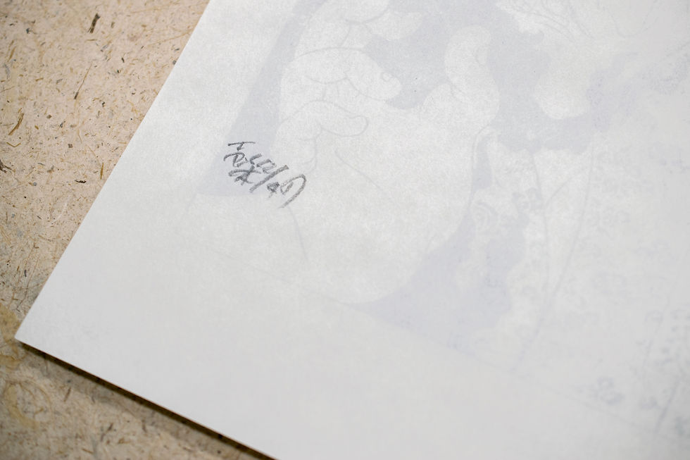 Thumbnail: Silkscreen Artwork [黒炎仮面 Kokuenkamen]  First Screen2/4