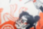 Thumbnail: "Misprinted Item" Silkscreen Artwork [武蔵対佐助 Musashi vs Sasuke]  First Screen2/6