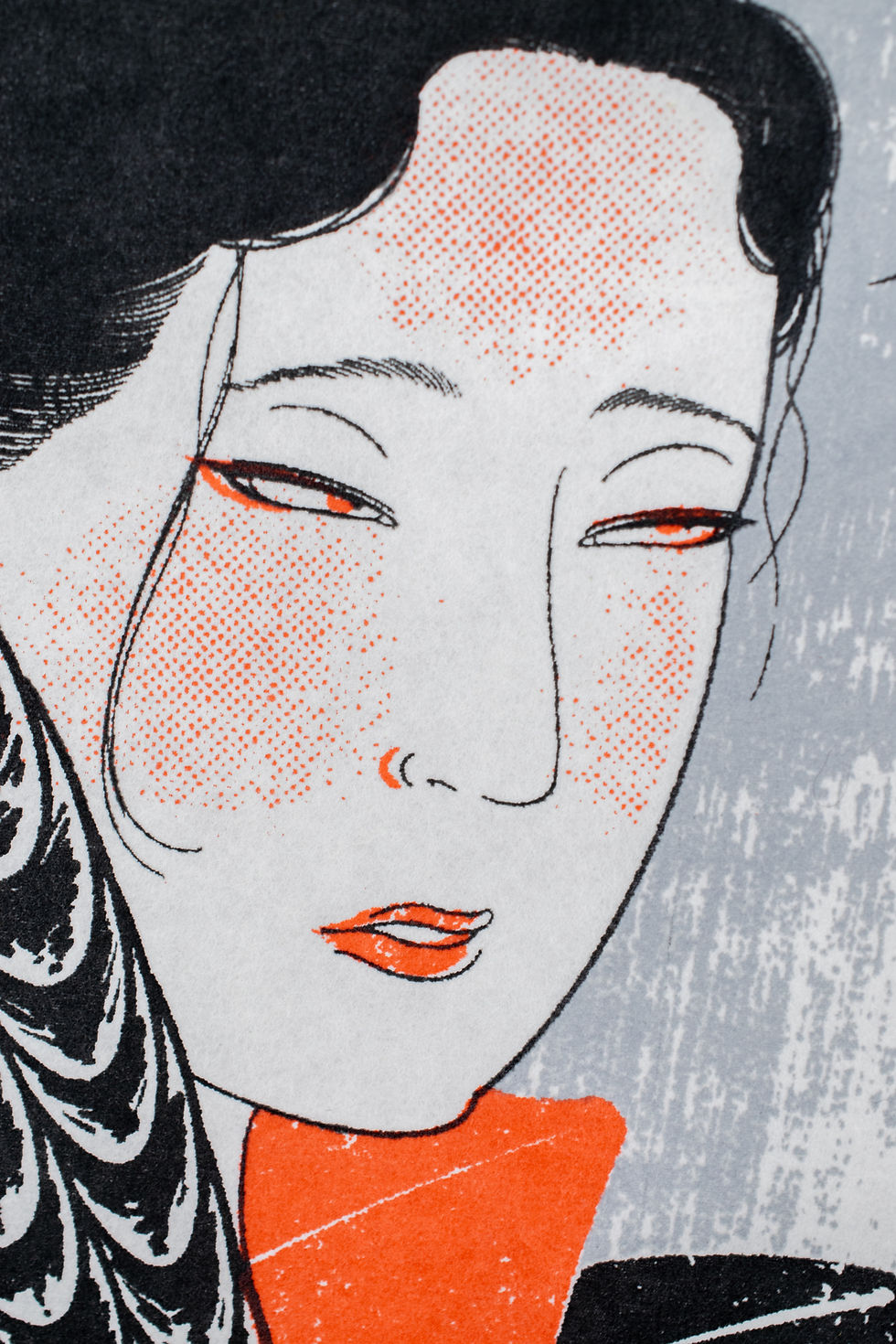 サムネイル： Silkscreen Artwork [鷹使い Falconer］ Second Screen 3/11