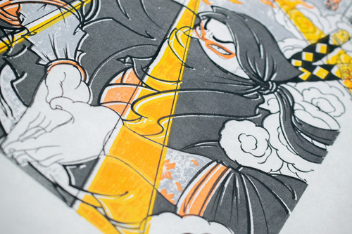 Silkscreen Artwork [髑髏返し Dokurogaeshi] First Screen 3/4
