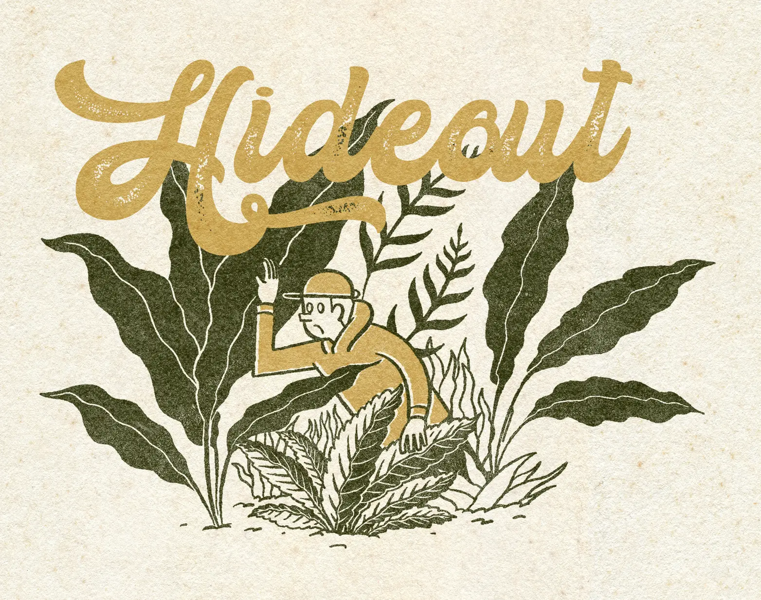 【HIDEOUT 】レトロポスター