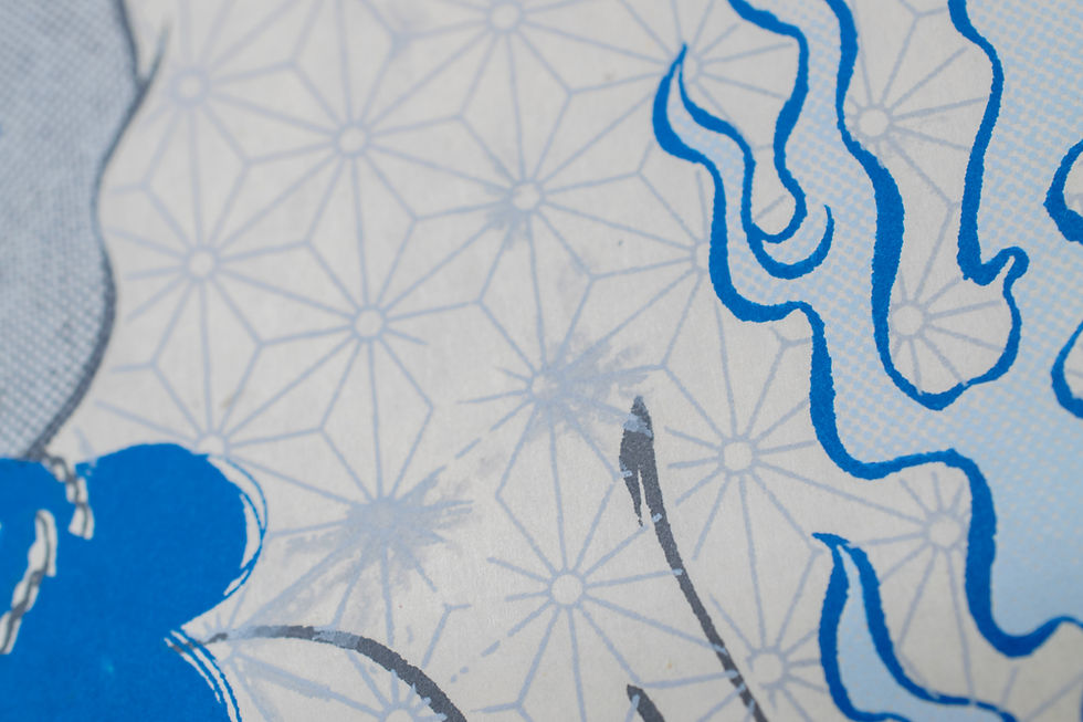 サムネイル： Silkscreen Artwork [侍の幽霊 GHOST OF SAMURAI] First screen 6/7