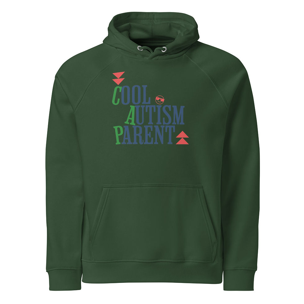 Thumbnail: Green hoodie with 'COOL TO AUTISM PARENT' text
