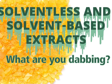 Solvent-less Extracts vs Solvent Based