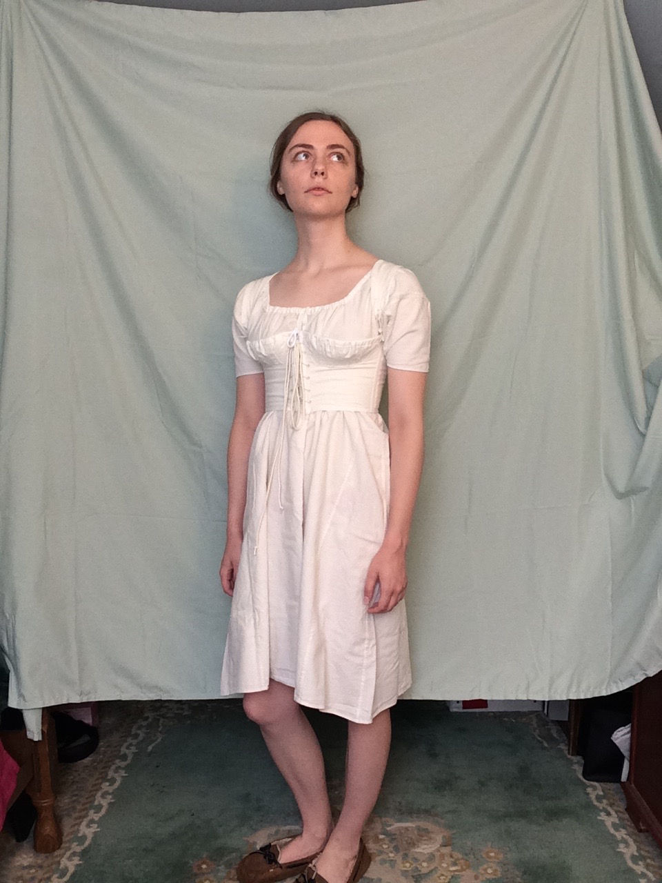 Chemise and Short Stays - Front View