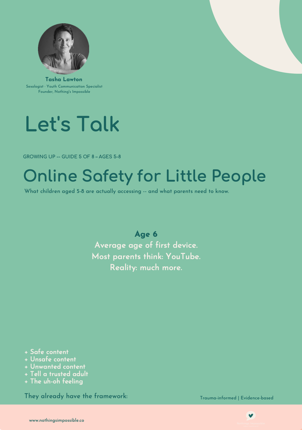 Online Safety for Little People (Guide 5 of 8: Ages 5-8)