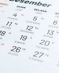 Image of a Calendar