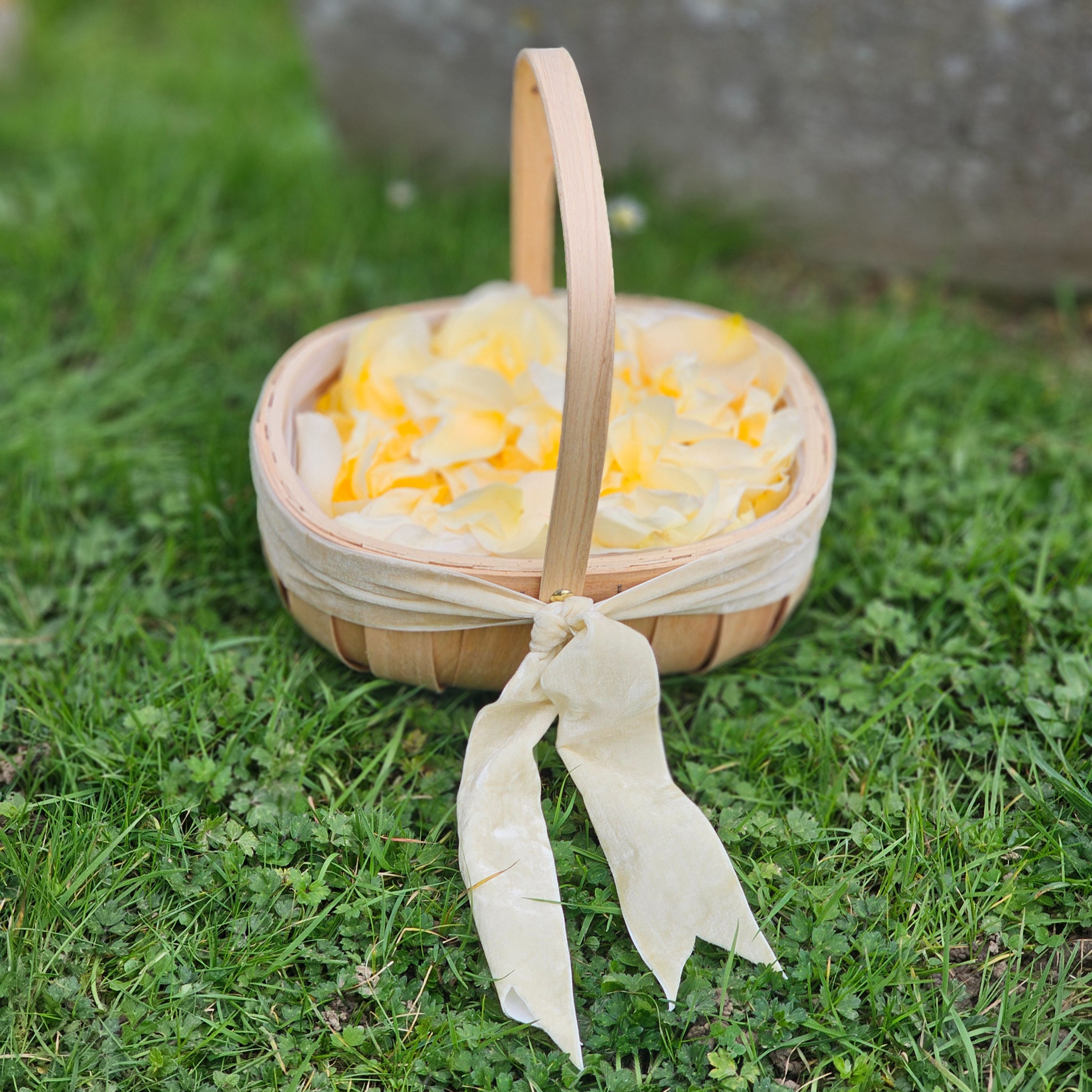Graveside Petal Basket from Bud & Flower
