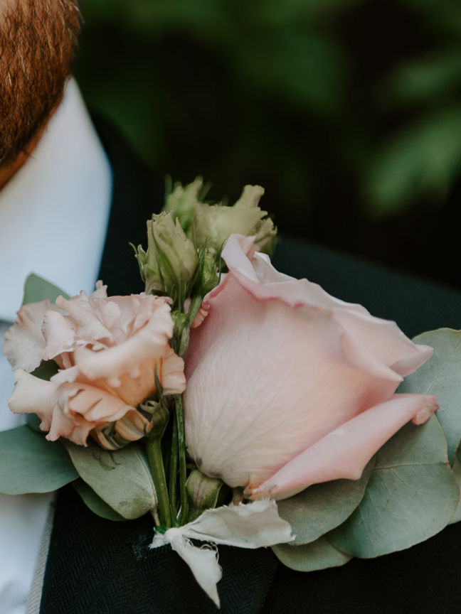 Thumbnail: Elopement Groom Buttonhole