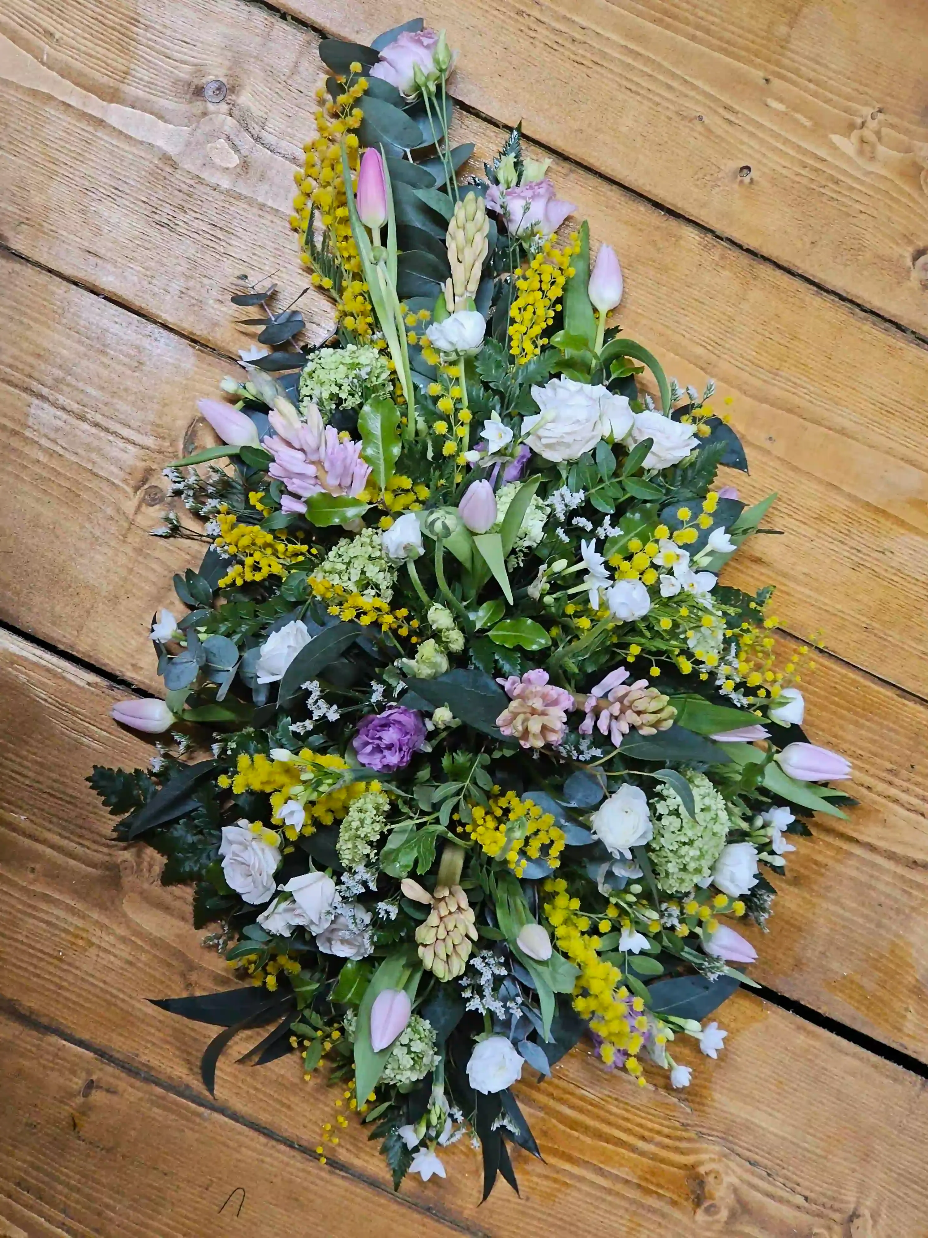 Single Ended Spray in Pastel Colours from Bud & Flower