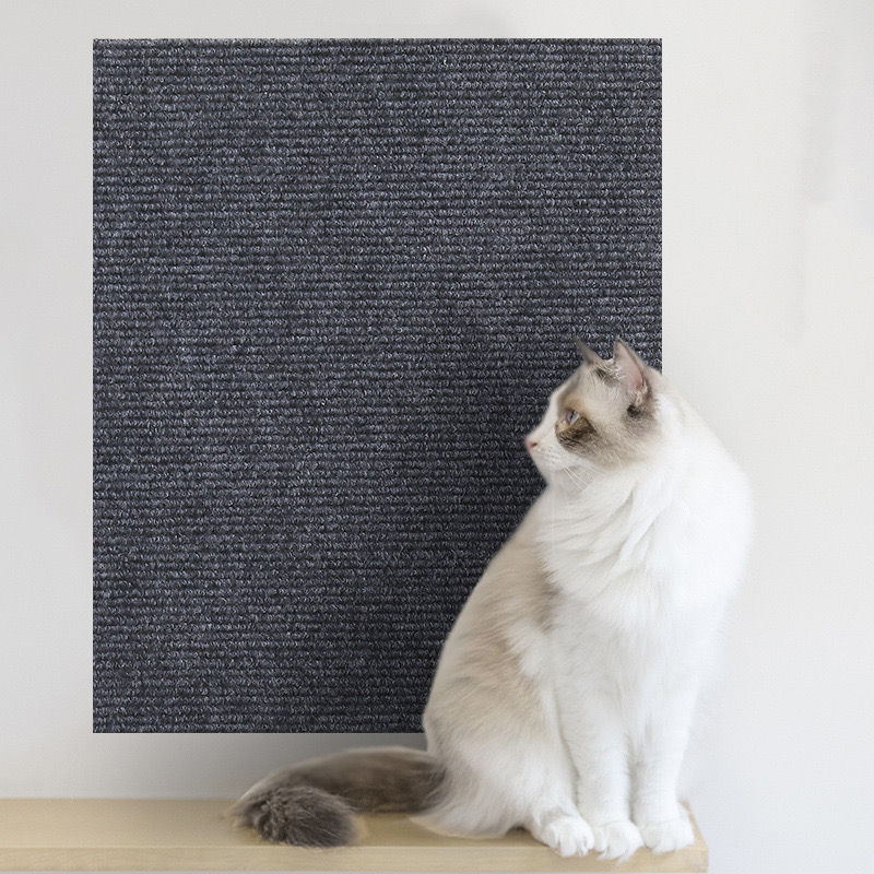 Thumbnail: Self-Adhesive Cat Scratching Mat Trimmable Cat Carpet Cat Scratching Carpet Corn
