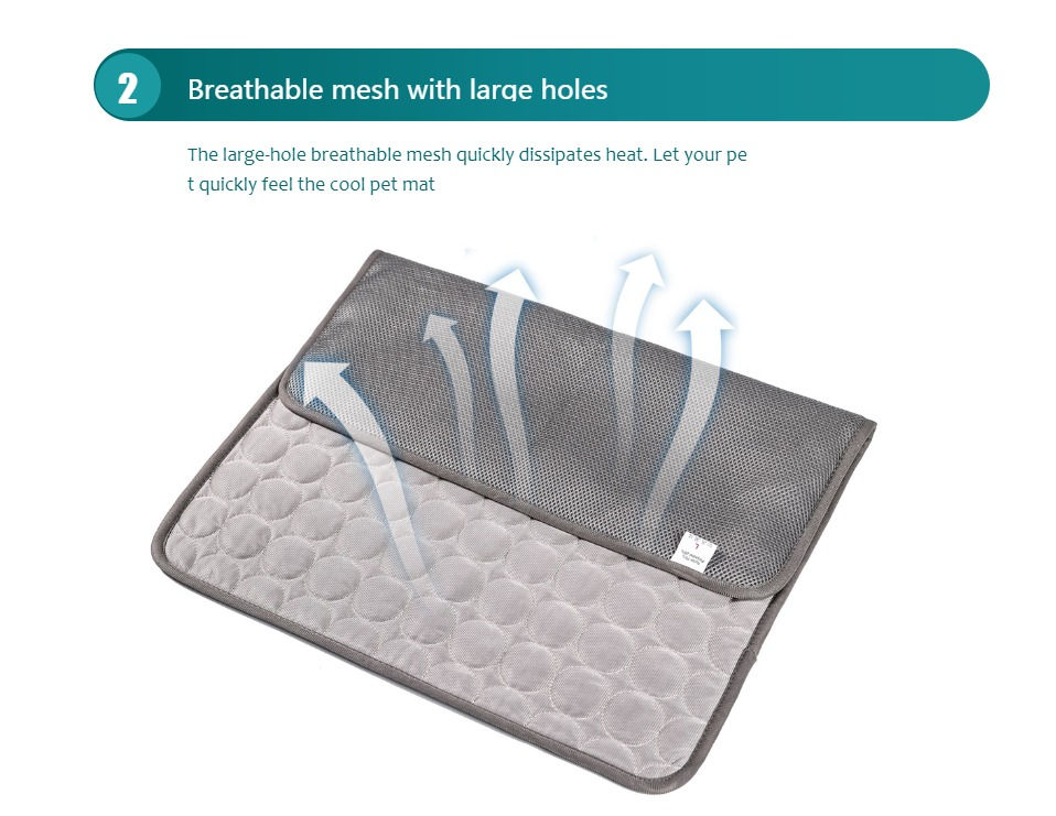 Thumbnail: Pet Cooling Mat — Self-Cooling Summer Pad for Dogs & Cats (Extra Large)