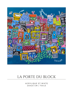 La porte du block