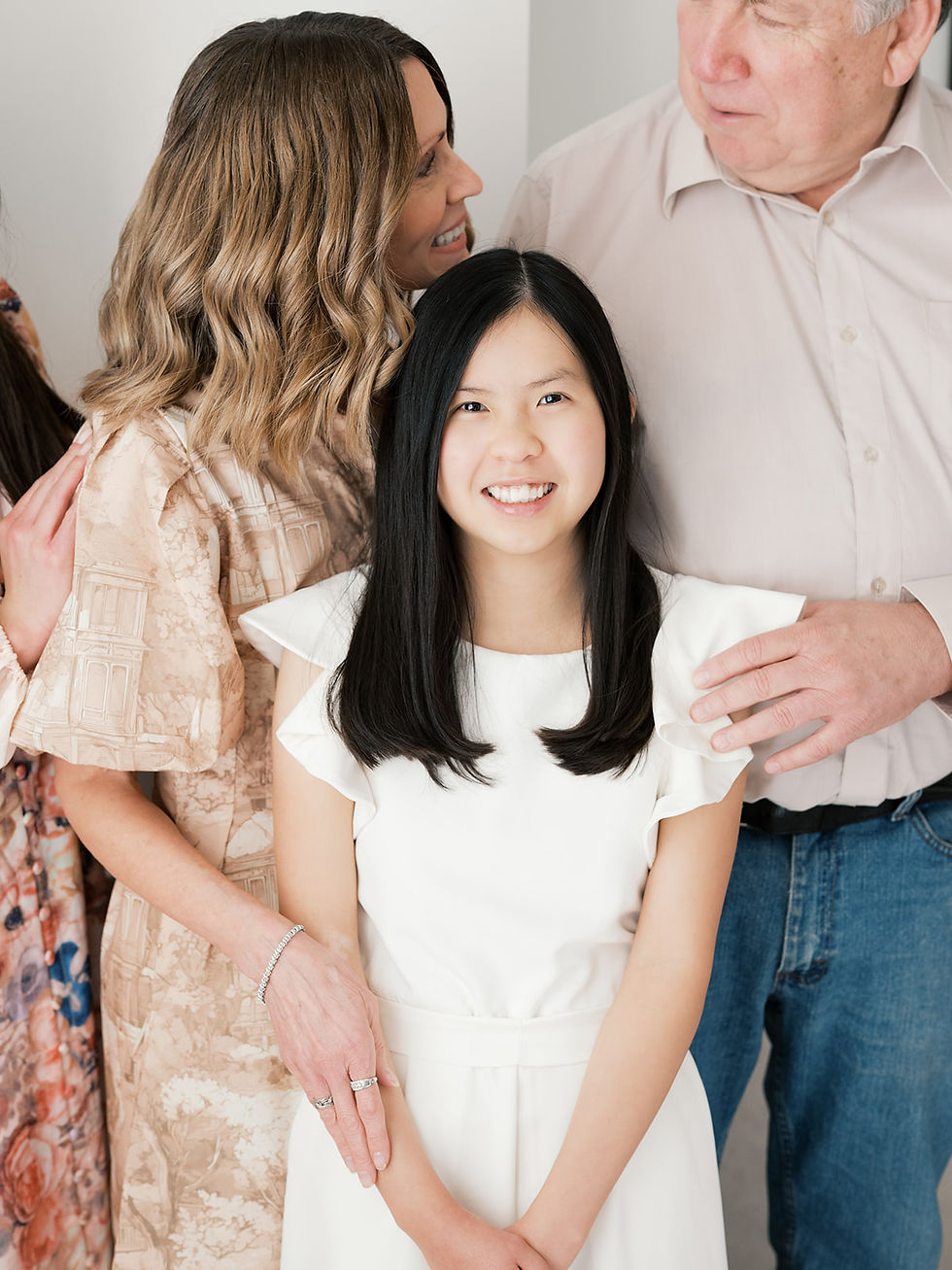 A child with godly identity built on Christ
