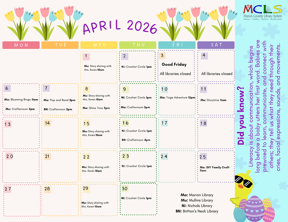 April Calendar